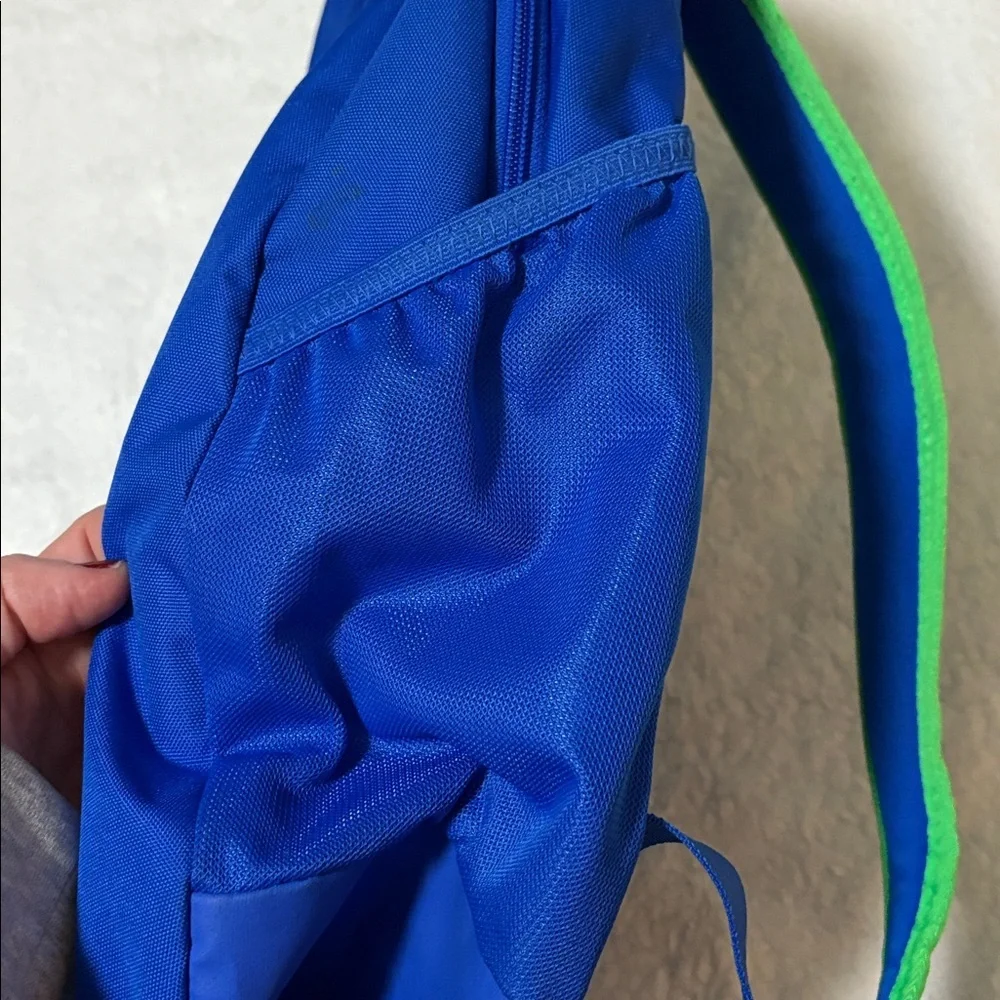 Under Armour Royal Blue Backpack with Green Accents